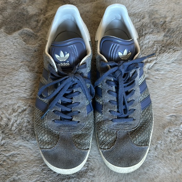 Adidas Gazelle Snake Purple Lavender Sneakers 8 - Picture 4 of 10